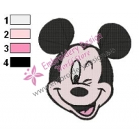 Mickey Mouse Cartoon Embroidery 16